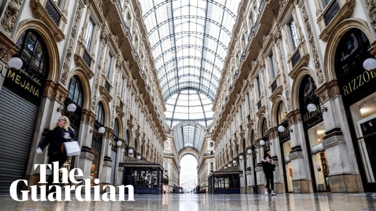 Magazinele şi barurile din Italia vor fi închise