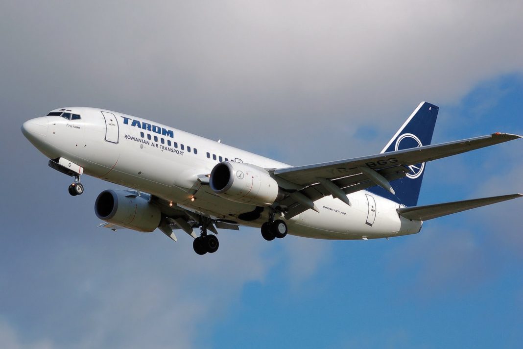 Compania TAROM introduce astăzi zboruri din Bucureşti spre Roma, Milano şi retur