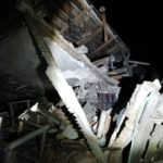 Casă în flăcări, în localitatea Stroești