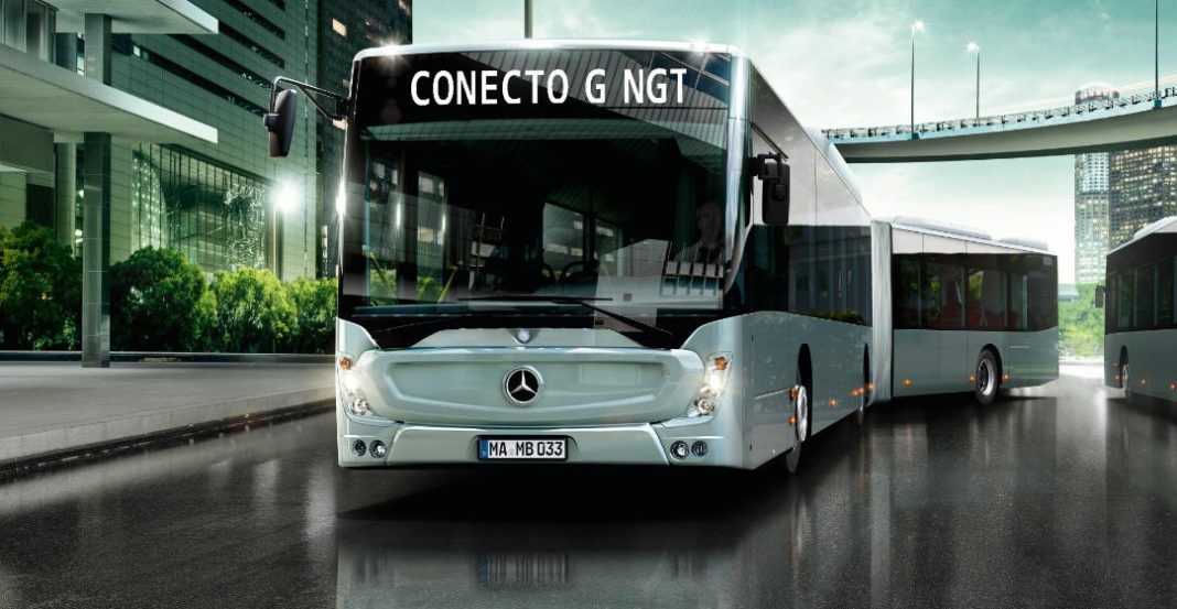 Administraţia vâlceană achiziţionează 7 autobuze articulate Mercedes-Benz Conecto G NGT