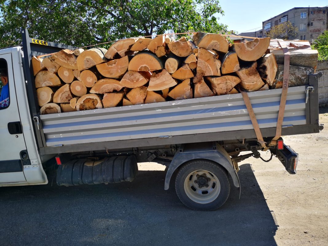 Poliţiştii vâlceni au fost dispus confiscarea cantității de 62 m3 material lemnos cu o valoare de peste 11.000 de lei