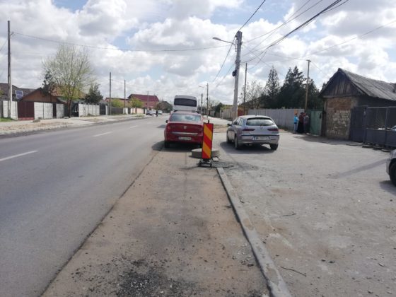 Strada Brestei a fost lățită, iar trotuarele refăcute. Lucrările încă nu s-au încheiat