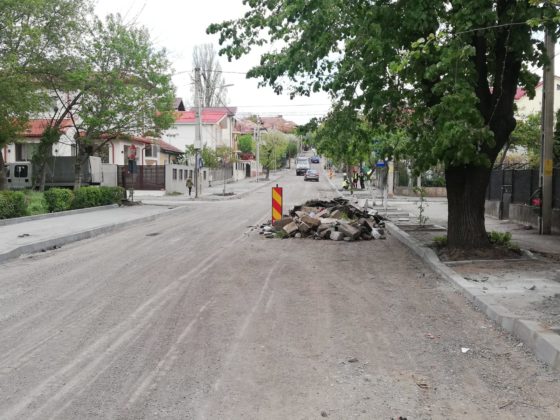 Au început lucrările de reabilitare a străzii Dealul Spirii, pornind de la intersecția cu Unirii