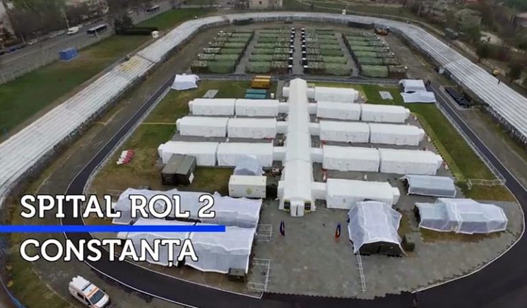 Armata a ridicat un spital modular la Constanța