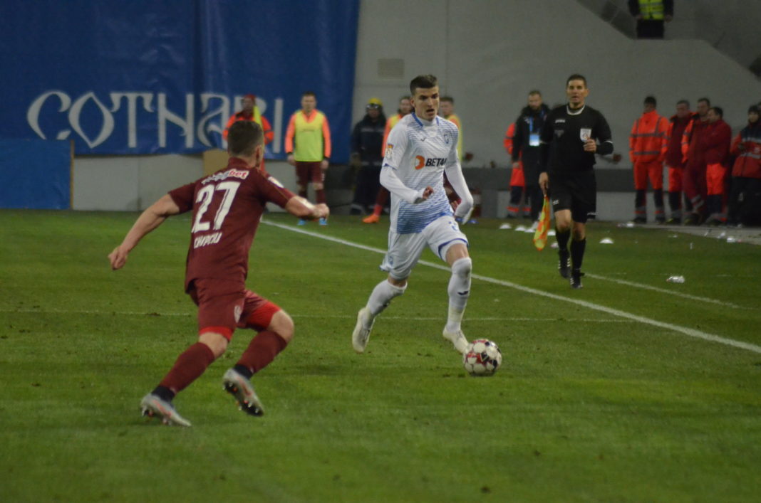 Valentin Mihăilă a intrat în vizorul multor echipe după evoluțiile de la Universitatea Craiova și România U21 (Foto: Alex Vîrtosu)