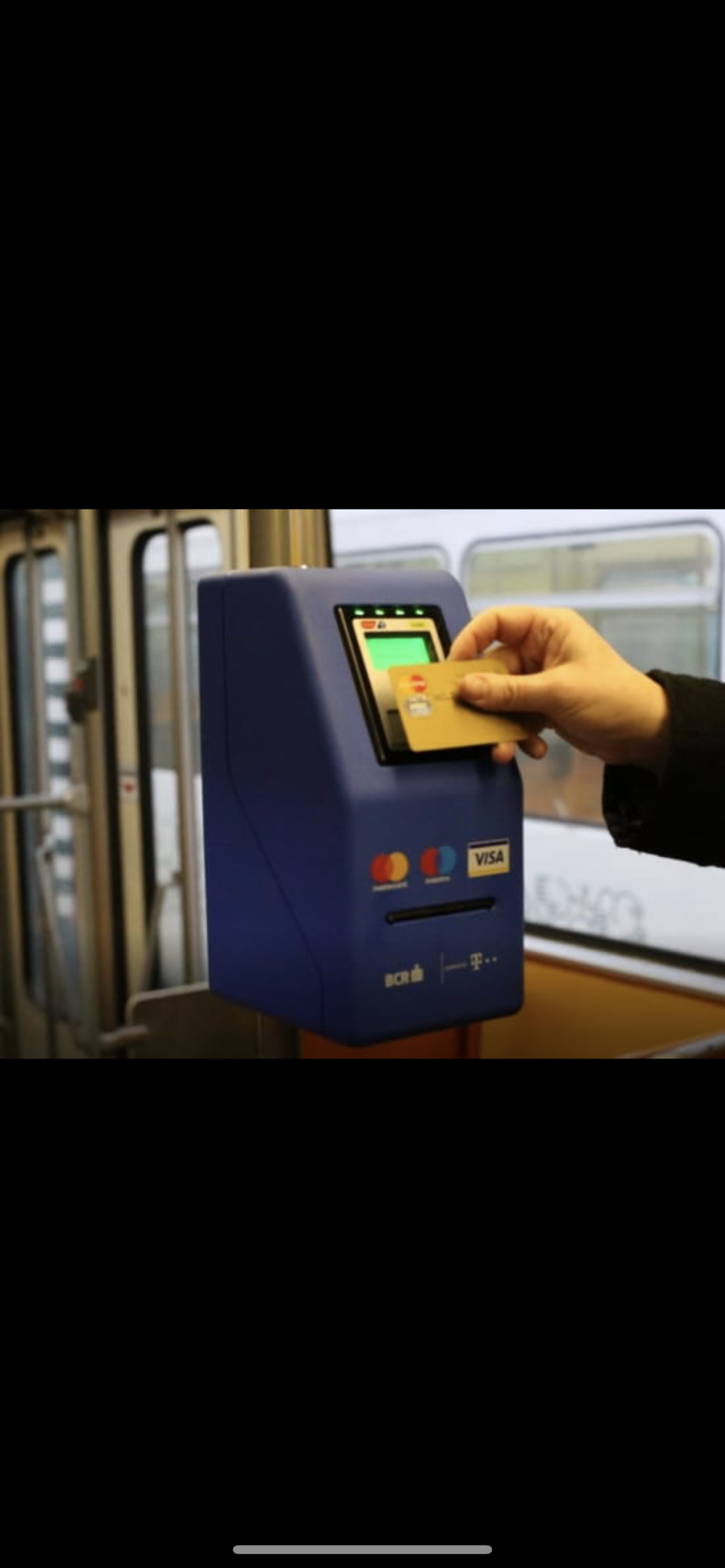 RAT Craiova va introduce din această vară plata cu cardul contactless direct în mijloacele de transport public