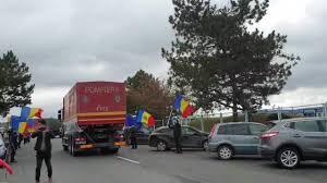 Cum a fost întâmpinat la graniță convoiul de camioane cu ajutoare trimis de România în Republica Moldova