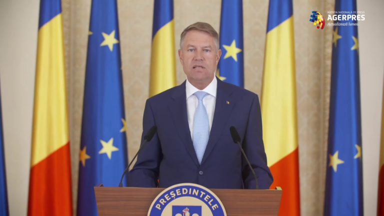 Klaus Iohannis, declarație de presă după ședința CSAT
