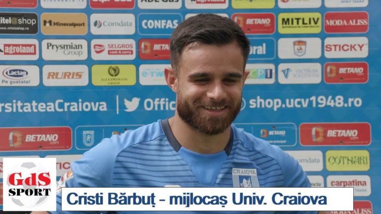 VIDEO | Cristi Bărbuț: Sper să vină goluri frumoase și în campionat!