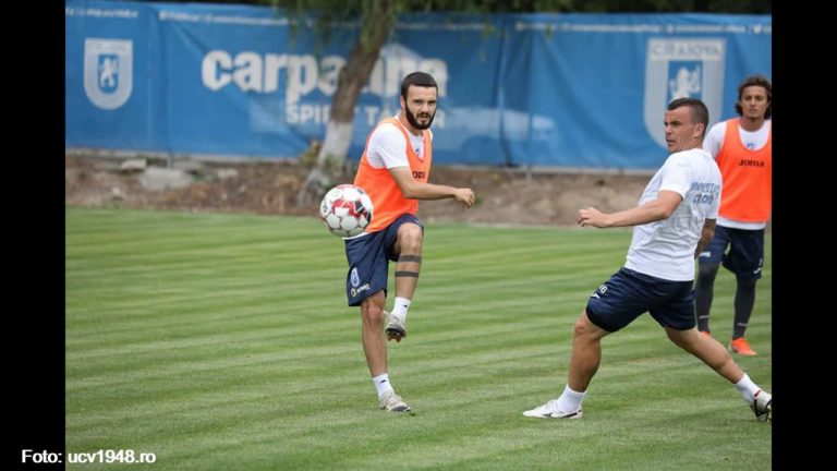 FOTO | Mingea a fost la putere la antrenamentul de astăzi al Universității Craiova