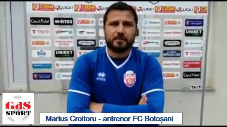 „U“ Craiova – FC Botoșani | Marius Croitoru: Mă duc să joc fotbal și să câștig