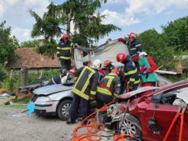 Trei persoane rănite într-un accident rutier petrecut în municipiul Zalău
