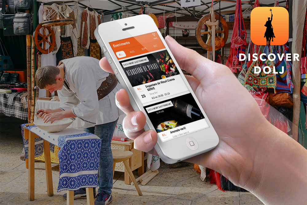 „Discover Dolj App“ - aplicația oficială a Consiliului Județean Dolj este disponibilă gratuit pentru Iphone și Android