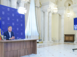 Preşedintele Klaus Iohannis a participat, vineri, la reuniunea Consiliului European în format videoconferinţă