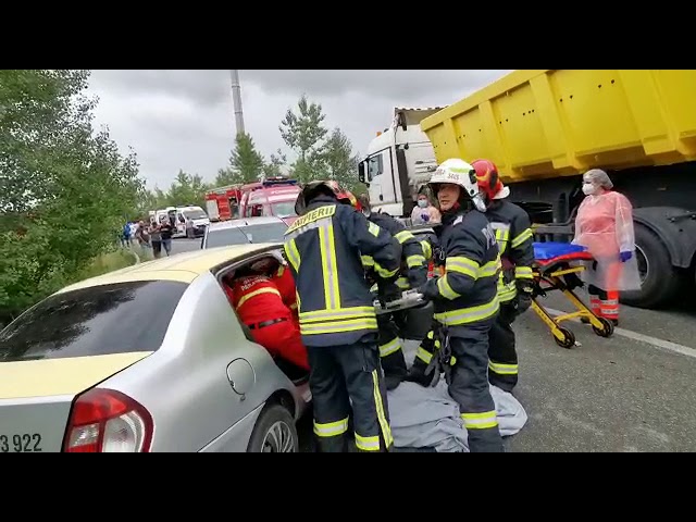Accident rutier cu două victime la Târgu-Jiu