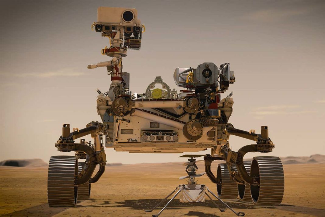 Roverul Perseverance este un vehicul robotizat care va culege date despre Marte