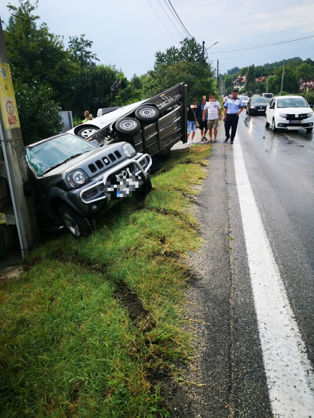 Un grav accident rutier s-a petrecut, în în localitatea vâlceană Budești