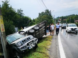 Un grav accident rutier s-a petrecut, în în localitatea vâlceană Budești