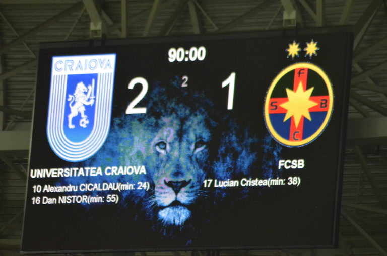 FOTO | Universitatea Craiova – FCSB 2-1, în imagini