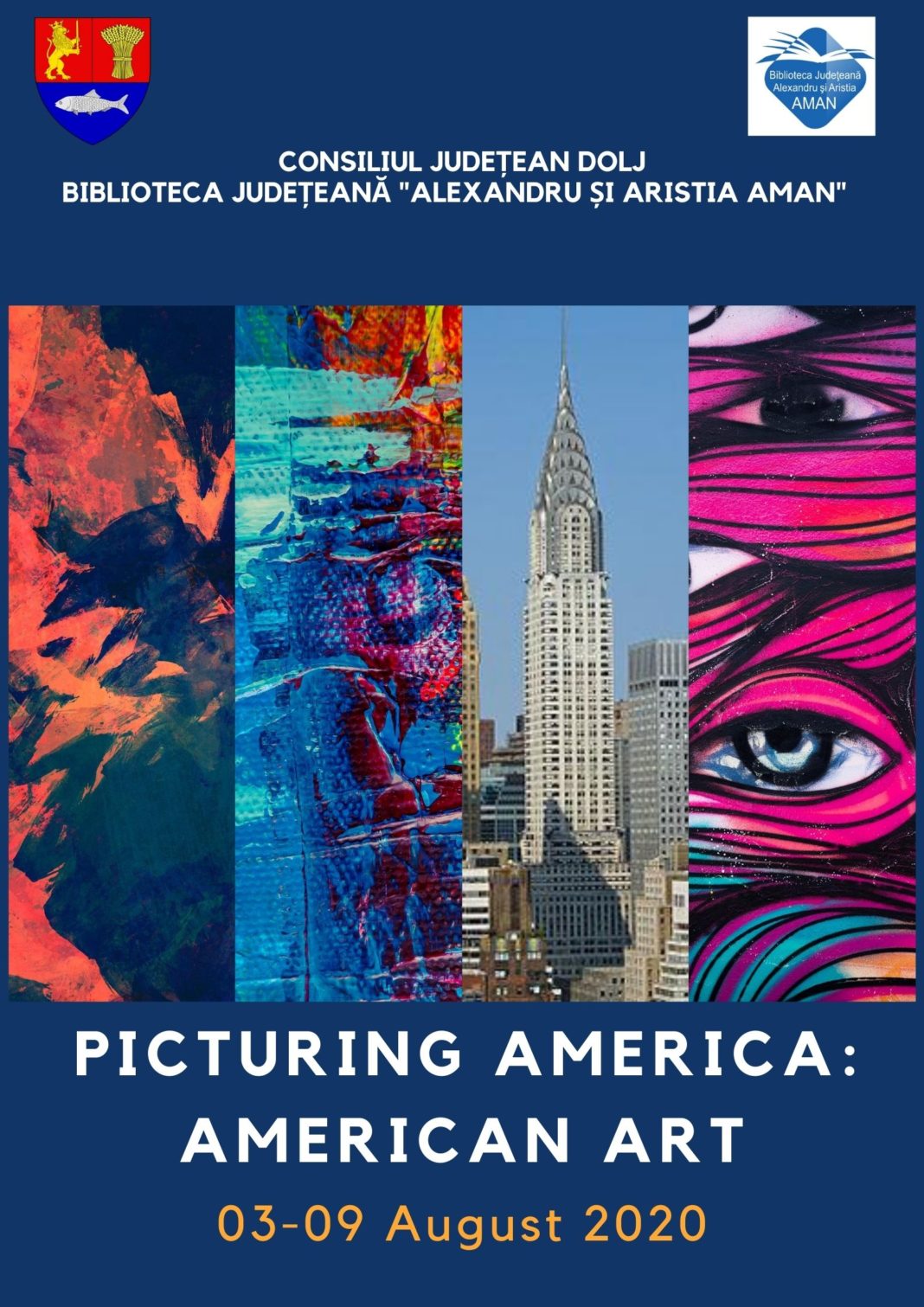 Picturing America_ American Art Luna expozițiilor în cadrul proiectului „Picturing America” , la Biblioteca Județeană