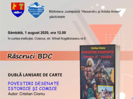 Biblioteca Aman găzduiește sâmbătă, 1 august, începând cu ora 12:00, în curtea instituției, evenimentul „Răscruci BDC”