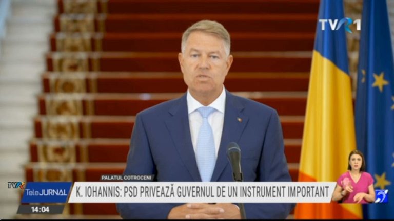 Iohannis:  PSD va fi vinovat de morții de coronavirus dacă nu votează legea carantinării