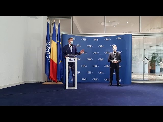 Iohannis: „Ford este un semnal foarte bun pentru locația economică Craiova”