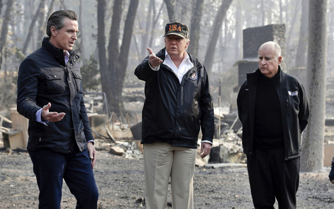 Președintele Donald Trump a decretat situație de dezastru major în California