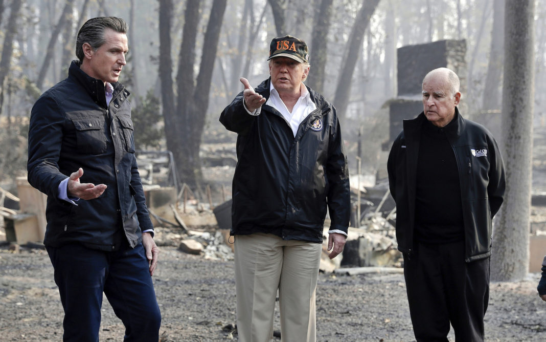Președintele Donald Trump a decretat situație de dezastru major în California