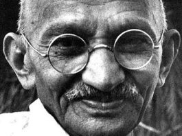Mahatma Gandhi (photo credit: Wikimedia Commons)