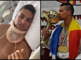 Florin Mureşan, campion naţional, european şi mondial la karate tradiţional are nevoie de ajutor, după ce şi-a fracturat coloana cervicală