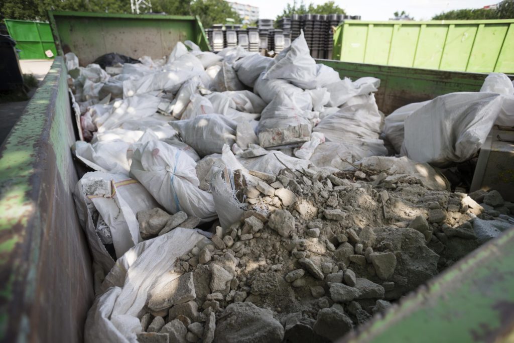 Colectare deșeuri din construcții și demolări/sursa foto:SC Retim SA