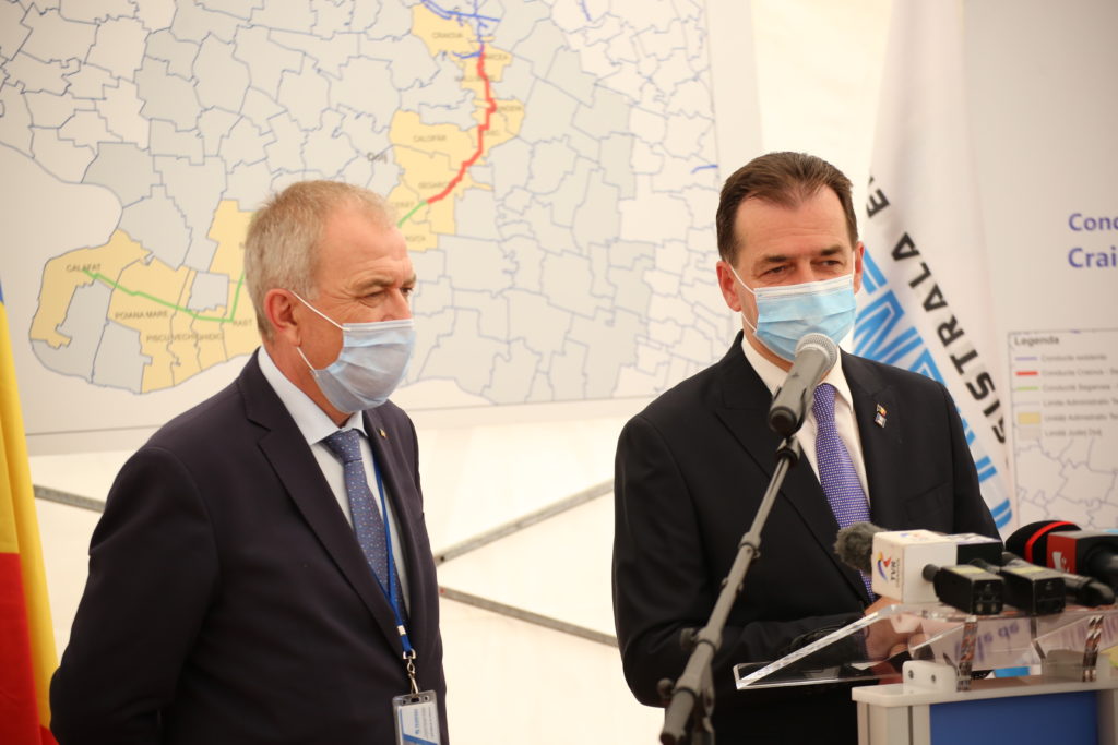 Premierul Ludovic Orban, la staţia de exploatare teritorială Cârcea a conductei de gaze Craiova - Segarcea