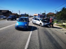 Circulația pe sensul Râmnicu Vâlcea - Drăgășani, blocată în urma unui accident