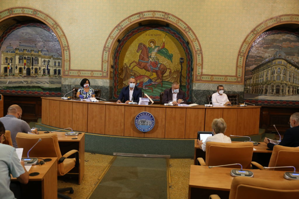 În şedinţa extraordinară de vineri a Consiliului Local Craiova au fost votate, în unanimitate, toate proiectele de hotărâre de pe ordinea de zi