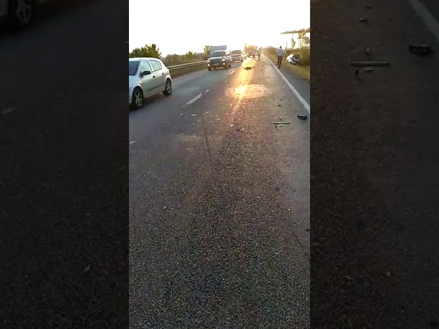 Pasagerii unui microbuz, la spital în urma unui accident, la Pielești