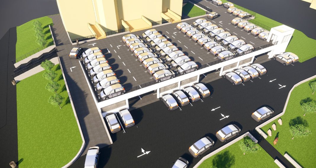 S-a semnat contractul pentru parcarea etajată de la Casa Tineretului