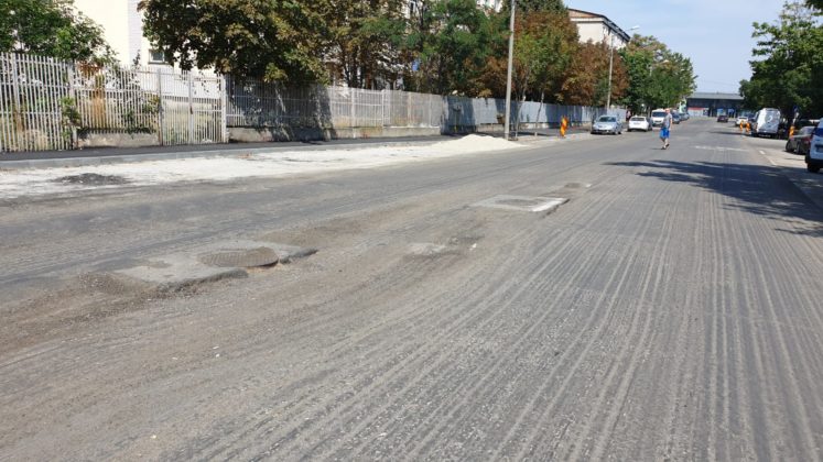 Strada Traian Lalescu, decopertată de aproape o lună