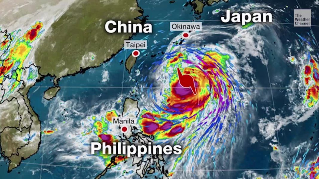 Taifunul Maysak ar putea produce un „dezastru major“ în Japonia