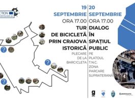 Craiova văzută de pe bicicletă, în Săptămâna Europeană a Mobilității. Evenimentul va avea loc în Bănie, în zilele de 19 și 20 septembrie.