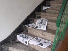 Au fost distribuite în mai multe scări de bloc materiale denigratoare la adresa unui bărbat din municipiul Motru