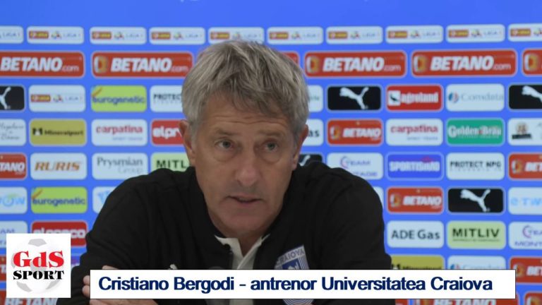 „U“ Craiova – Voluntari 2-1 / Cristiano Bergodi: „Am câștigat meritat!“