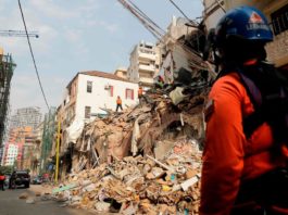 Liban: A fost reluată căutarea eventualilor supravieţuitori sub ruinele unei clădiri din Beirut