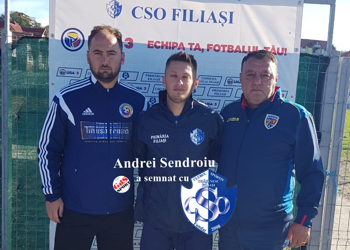 EXCLUSIV / Andrei Şendroiu a semnat pe un an cu CSO Filiaşi