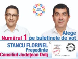 Scrisoare deschisă către doljeni a deputatului FLORINEL STANCU, candidatul PRO România la Președinția Consiliului Județean Dolj