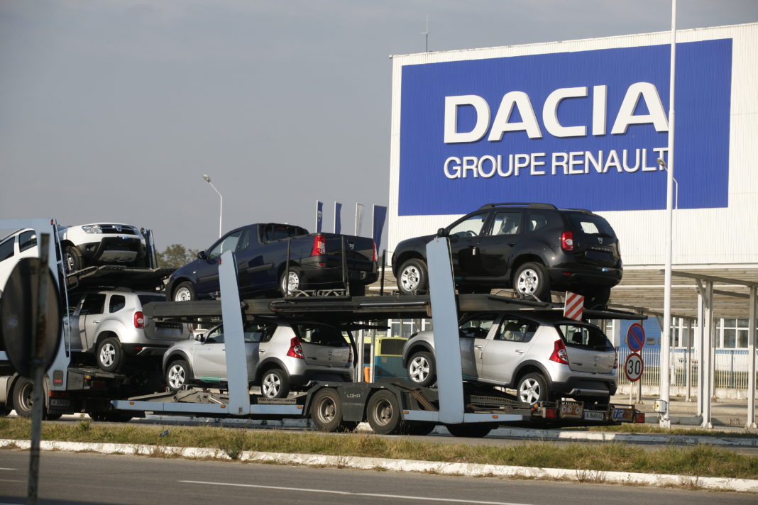 În Europa, vânzările de autoturisme Dacia au scăzut în august cu 34%