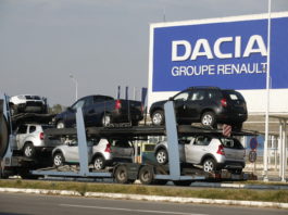 În Europa, vânzările de autoturisme Dacia au scăzut în august cu 34%