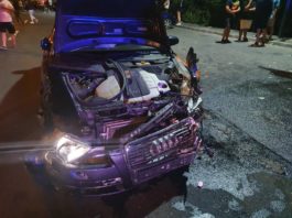 Cinci mașini au fost avariate azi noapte în urma unui eveniment rutier petrecut în cartierul vâlcean Ostroveni