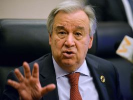 Secretarul general al ONU, Antonio Guterres, se va deplasa marți la Moscova, unde se va întâlni cu preşedintele rus Vladimir Putin