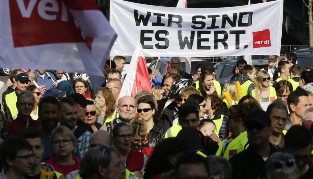 Germania: Angajaţi din sectorul public declanşează greve de avertisment pentru creşteri salariale